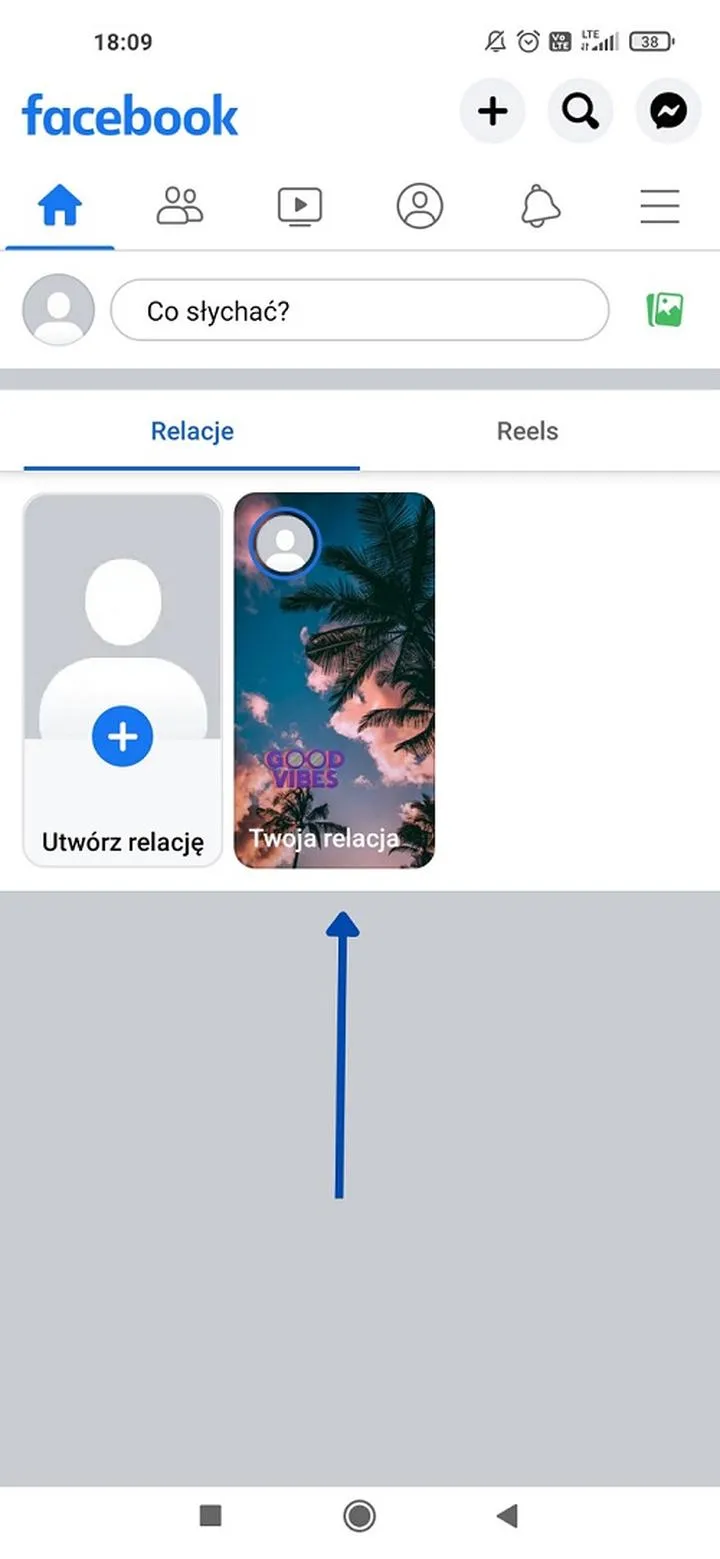 Jak włączyć relacje na Facebooku