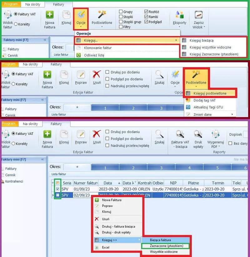 Księgowanie faktur za media 2014