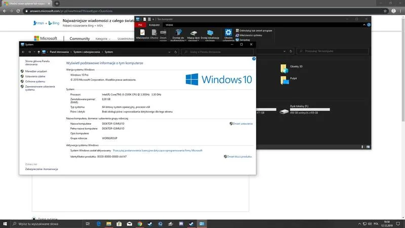 Problemy z aktywacją Windows 10