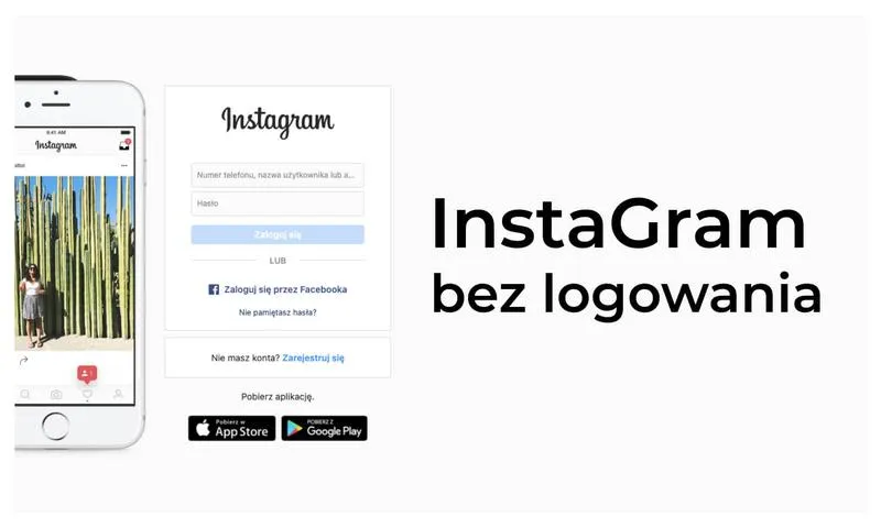 Przeglądanie treści bez logowania